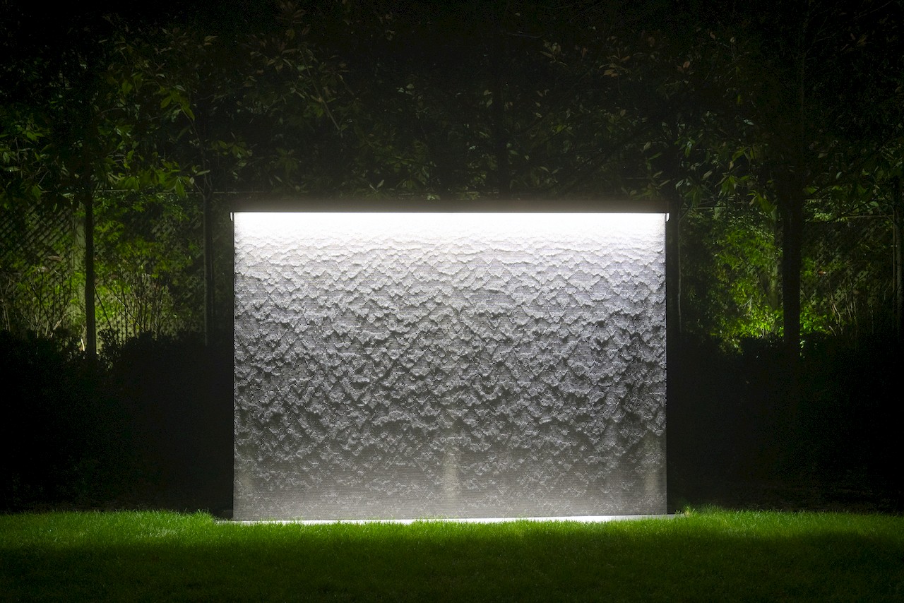 AquaVeil® Garden Water Wall by Night image