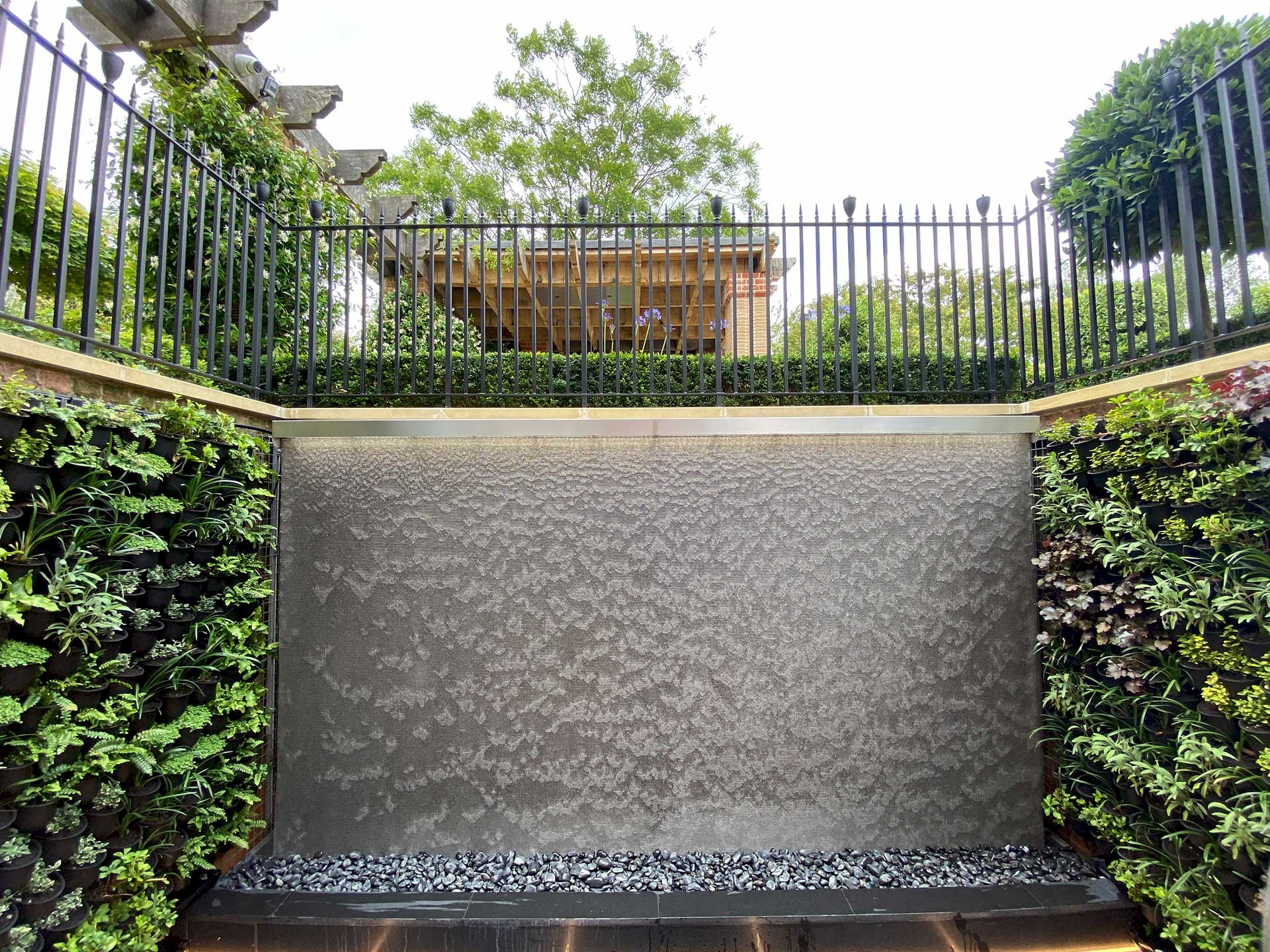 AquaVeil® Water Wall and Living Wall