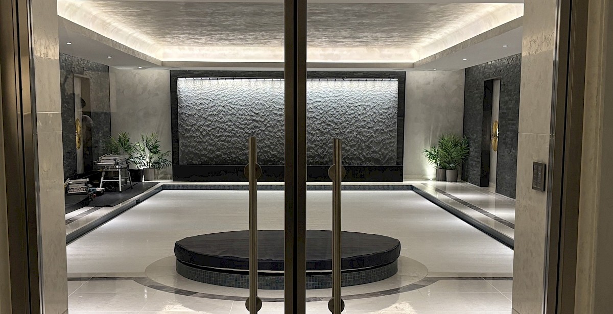 Swimming Pool Water Wall image