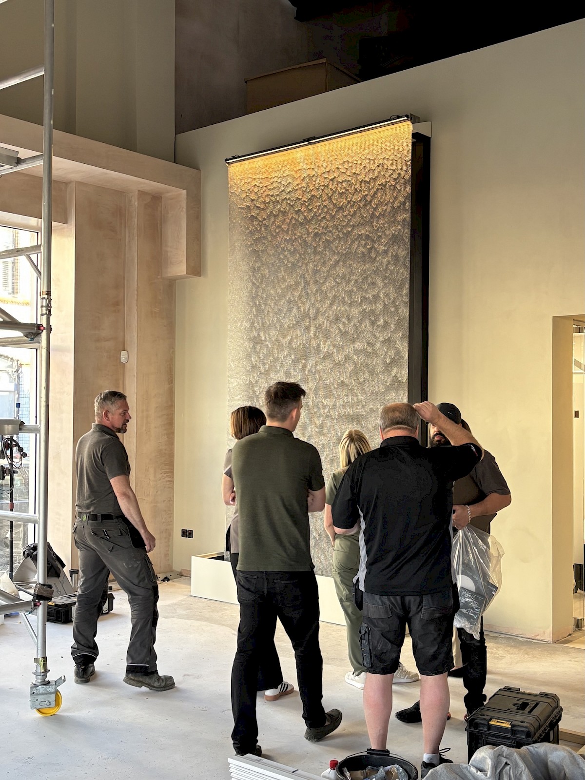 Dental Clinics Embrace The AquaVeil water Wall image